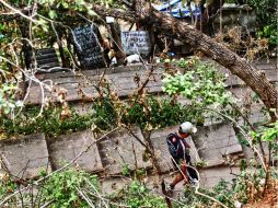 La entrada a la Barranca de Huentitán, por la Avenida Belisario Domínguez, muestra la falta de mantenimiento. EL INFORMADOR / E. Barrera