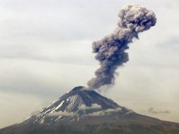 La Segob exhorta a la población a permanecer atenta a la información oficial sobre el estado del Popocatépetl. NTX / ARCHIVO