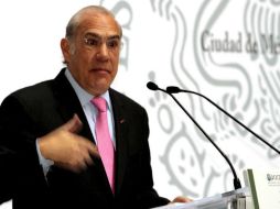 Gurría reconoce que el impulso podría ser mayor por los beneficios no calculados. NTX / ARCHIVO