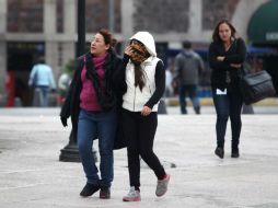 Además de bajas temperaturas en la entidad se registran vientos y lloviznas, así como falta de radiación solar. SUN /