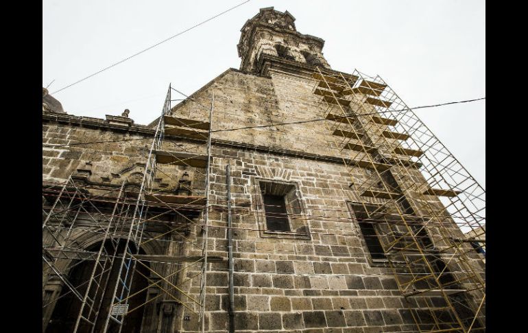 La restauración en el templo de San Felipe Neri incluye elementos estéticos y funcionales. EL INFORMADOR / A. Hernández