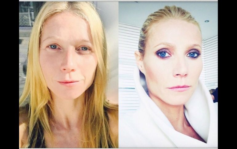 La imagen fue compartida en el Instagram de Paltrow, donde se ve el antes y el después. INSTAGRAM / @gwynethpaltrow