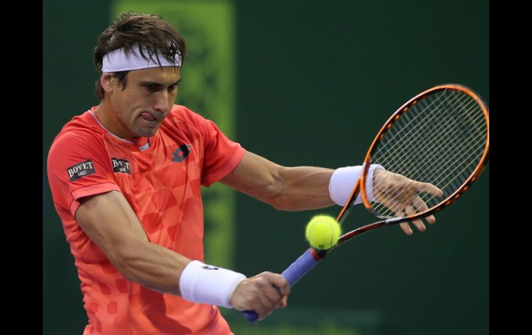 Ferrer está a dos partidos del título en Qatar. AFP / K. Jafaar