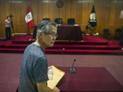 Al saber de la sentencia, Alberto Fujimori dijo que apelaría. AFP / E. Benavides