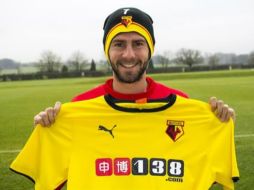 Este viernes el equipo ya entrevistó a Miguel y le puso sus colores. ESPECIAL / watfordfc.com