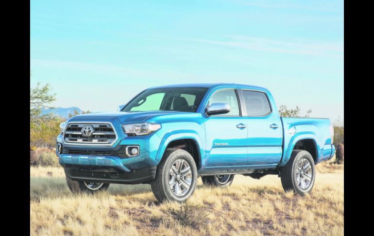 TOYOTA TACOMA 2016. Es uno de los vehículos más esperados de este año para la cita en el Motor City. ESPECIAL / TOYOTA