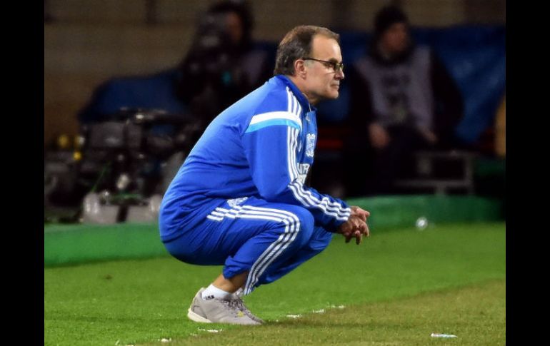 El estratega argentino Marcelo Bielsa lucha por el título del futbol francés. AFP / P. Guyot