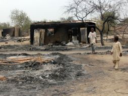 La cadena británica BBC informa que la ciudad fue completamente devastada y las casas, incendiadas. AFP / ARCHIVO