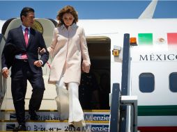 El Presidente Peña Nieto y su esposa Angélica Rivera asistirán a una guardia de honor, con toda la pompa militar. AFP / ARCHIVO