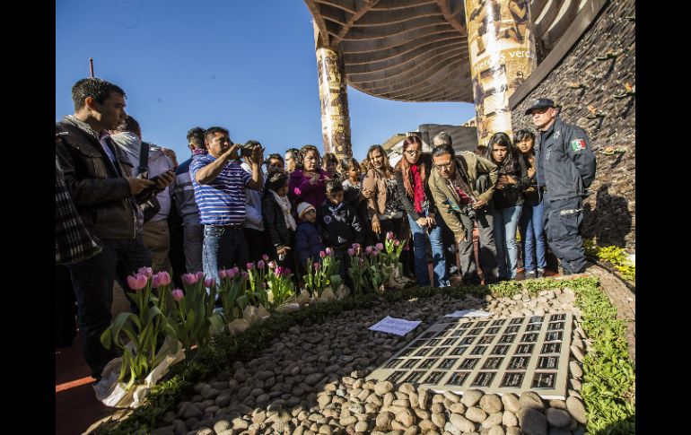 El monumento se construyó sin un peso del presupuesto público y esta mañana fue develado. EL INFORMADOR / A. Hernández