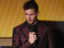 Messi indicó que su idea es seguir jugando en el Barcelona. AFP / O. Morin