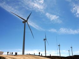 Aspecto de la Planta Eólica “La Rumorosa”, ubicada en la carretera libre Tijuana-Mexicali, apuesta de Baja California. NTX /  E.Jaramillo