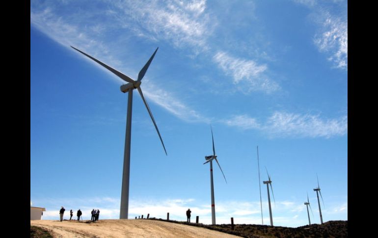 Aspecto de la Planta Eólica “La Rumorosa”, ubicada en la carretera libre Tijuana-Mexicali, apuesta de Baja California. NTX /  E.Jaramillo