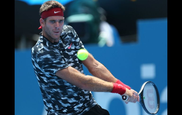 Juan Martín del Potro no jugaba individuales desde febrero de 2014. AFP / C. Golding