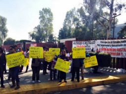 Se espera que después del mediodía arribe otro contingente de michoacanos inconformes con la labor de Castillo. SUN /