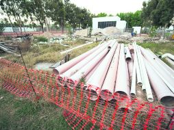 Parque Metropolitano. Zona donde se almacenan materiales para los trabajos de remodelación. EL INFORMADOR / J. Mendoza