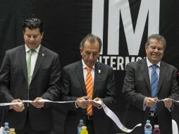 Panel: Juan Antonio Niño Cota, coordinador del CCIJ, Héctor Reyes Camarena, Presidente Intermoda y José Palacios Jiménez, de la SEDECO. EL INFORMADOR / A. Hernández