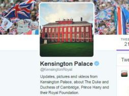 A solo 9 horas de su primer mensaje, la cuenta tiene más de 57 mil seguidores TWITTER / @KensingtonRoyal