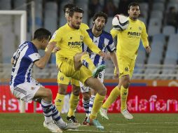 El Villarreal clasifica a cuartos de final. EFE / G. Estrada