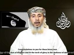 El video señala que la célula de Al Qaeda en Yemen seguía las órdenes del líder central, sucesor de Osama bin Laden. EFE / Al-Malahem Media