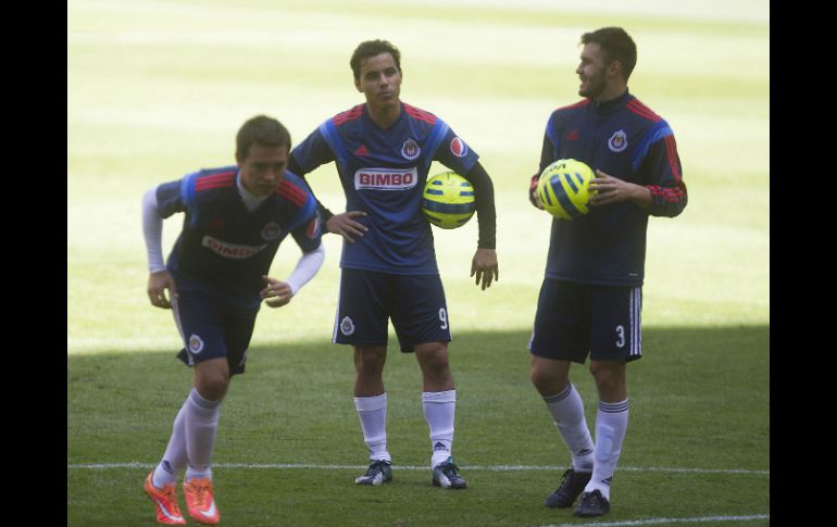 Imagen del entrenamiento de Chivas previo al encuentro contra Pumas. EL INFORMADOR / J. Mendoza