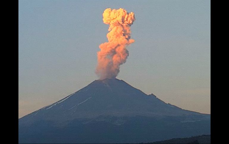 El Cenapred informa que la actividad detectada se encuentra dentro de los parámetros previstos. FACEBOOK / webcamsdemexico