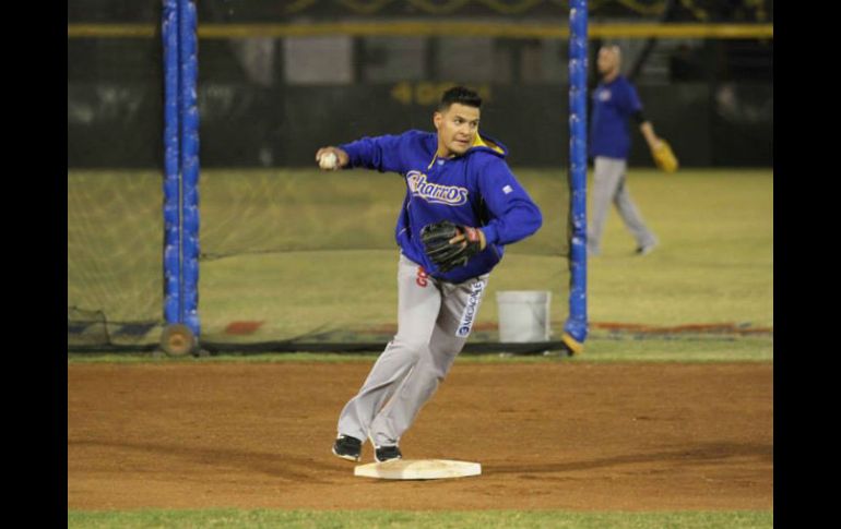 El segunda base de los Charros de Jalisco, Manuel 'Manny' Rodríguez. FACEBOOK / CharrosBeisbolOficial