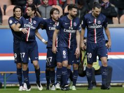 El equipo parisino venció a su rival en el Parque de los Príncipes. AFP / K. Tribouillard