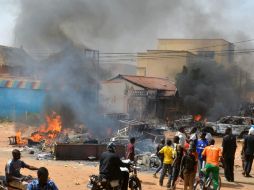 Diez personas han muerto en las protestas contra el semanario satírico francés. AFP / B. Hama