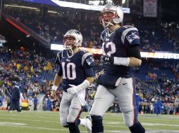 Tom Brady lanzó tres pases de anotación y 23 de 35 pases para 226 yardas. AP / E. Amendola