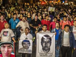 La manifestación será para exigir el regreso con vida de los normalistas. EL INFORMADOR / ARCHIVO