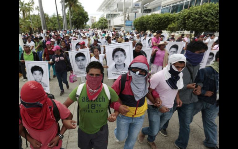 Organizaciones que apoyan el movimiento convocan a una marcha para exigir la entrega de los restos de estudiante Alexander Mora. AP / ARCHIVO