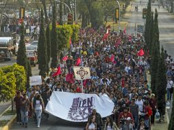 Los estudiantes piden que sus demandas sean cumplidas. SUN / ARCHIVO