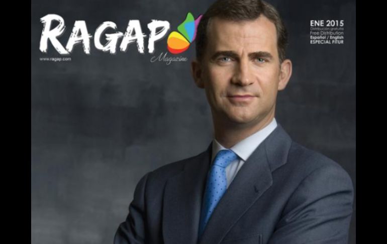 La Casa Real conoce y aprueba que el Monarca sea la portada de esta revista. TWITTER / @ragap_es