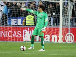 Guillermo Ochoa volvió al marco del Málaga. MEXSPORT / Junior