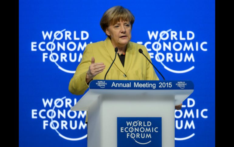 Merkel apunta que Europa debe mejorar su competitividad. AFP / F. Coffrini