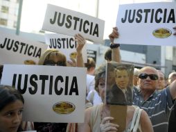 Manifestantes exigen que se aclare la muerte del fiscal argentino Alberto Nisman. AFP / A. Pagni