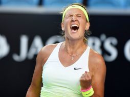 Azarenka continúa por la senda de triunfos, con su mente puesta en recuperar posiciones en la clasificación. EFE / J. Castro