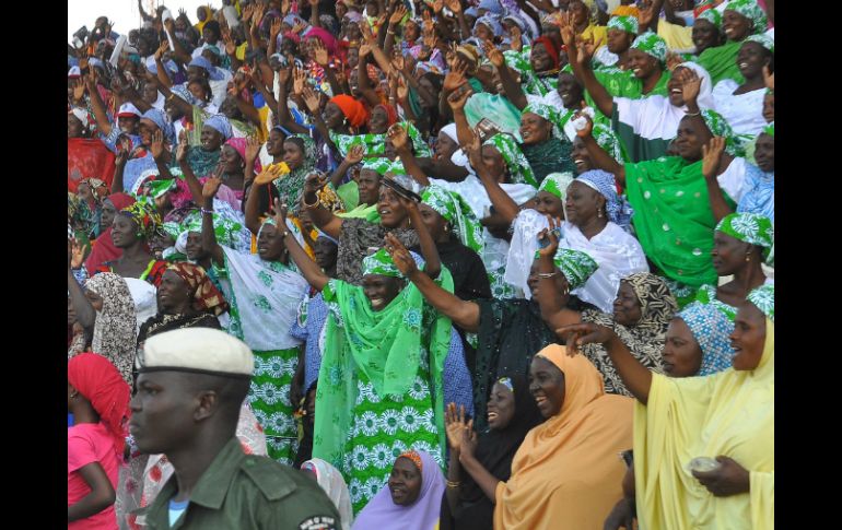 El presidente nigeriano Goodluck Jonathan tenía previsto abrir este sábado en Maiduguri la campaña para su reelección. AFP / T. Omirin