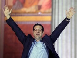 El líder de la izquierdista Siryza, Alexis Tsipras es el ganador de las elecciones en Grecia. EFE /