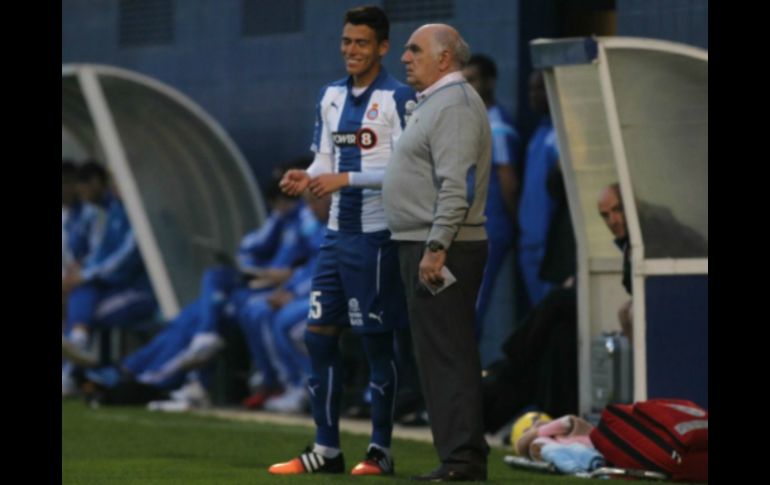 Moreno y sus compañeros tratarán de cerrar la serie con buen juego en el Sánchez Pizjuán. ESPECIAL / @RCDEspanyol