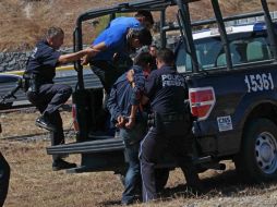 Los cinco normalistas fueron aprehendidos después de ser perseguidos sobre la autopista Cuernavaca-Acapulco. SUN / J. Ríos