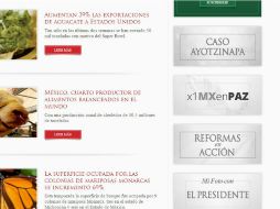 En el micrositio 'Caso Ayotzinapa', presentan todos los videos de las posiciones fijadas por Peña Nieto y Murillo Karam. ESPECIAL / presidencia.gob.mx