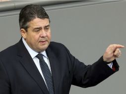 'Los ciudadanos europeos tienen derecho de que los cambios en la política griega no se hagan en su detrimento': Sigmar Gabriel. EFE / W. Kumm