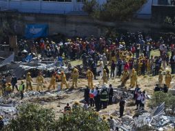 La explosión deja hasta el momento dos muertos y 66 heridos. AP /