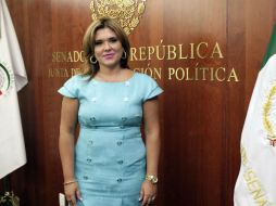 El pasado 26 de enero la senadora se convirtió en precandidata del partido tricolor al gobierno de Sonora. NTX / ARCHIVO