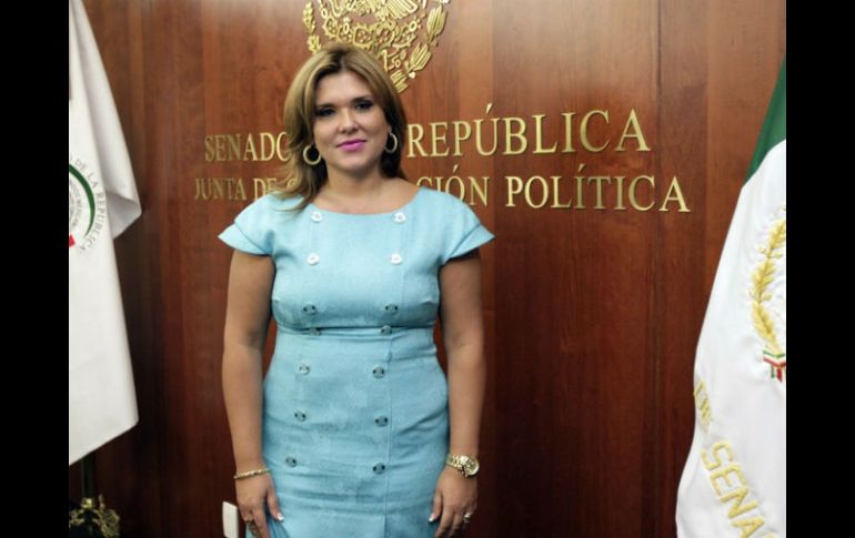 El pasado 26 de enero la senadora se convirtió en precandidata del partido tricolor al gobierno de Sonora. NTX / ARCHIVO