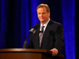 En su conferencia anual previa al Super Bowl, el comisionado de la liga, Roger Goodell afirma que México está en los planes de la NFL. AFP / M. Lawrie