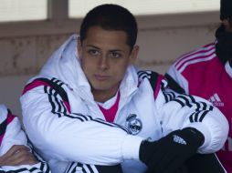 Javier Hernández es considerado en la convocatoria del Real Madrid para hacerle frente a la Real Sociedad. MEXSPORT / ARCHIVO