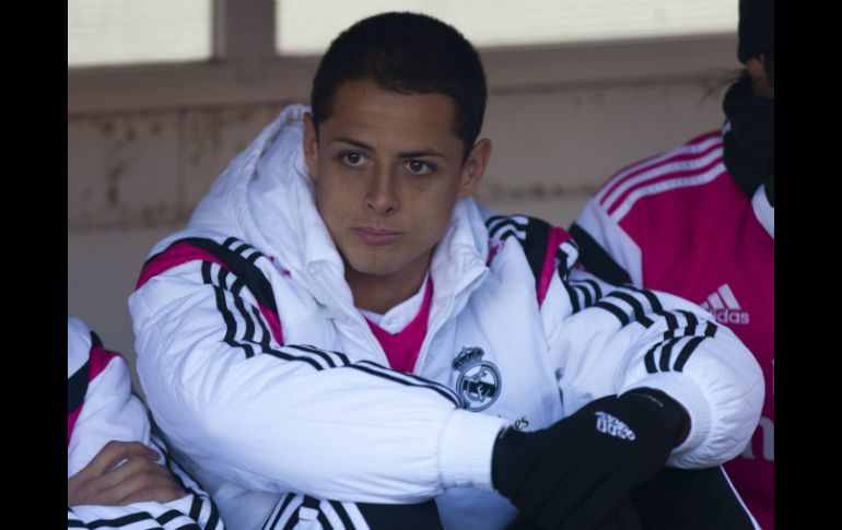 Javier Hernández es considerado en la convocatoria del Real Madrid para hacerle frente a la Real Sociedad. MEXSPORT / ARCHIVO